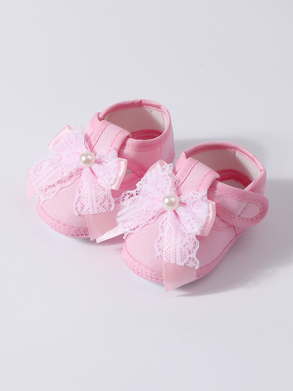 Autumn Baby Girl Princess Shoes Soft soled Non slip Cloth Shoes 0-1 Year Old Newborn Baby Shoes