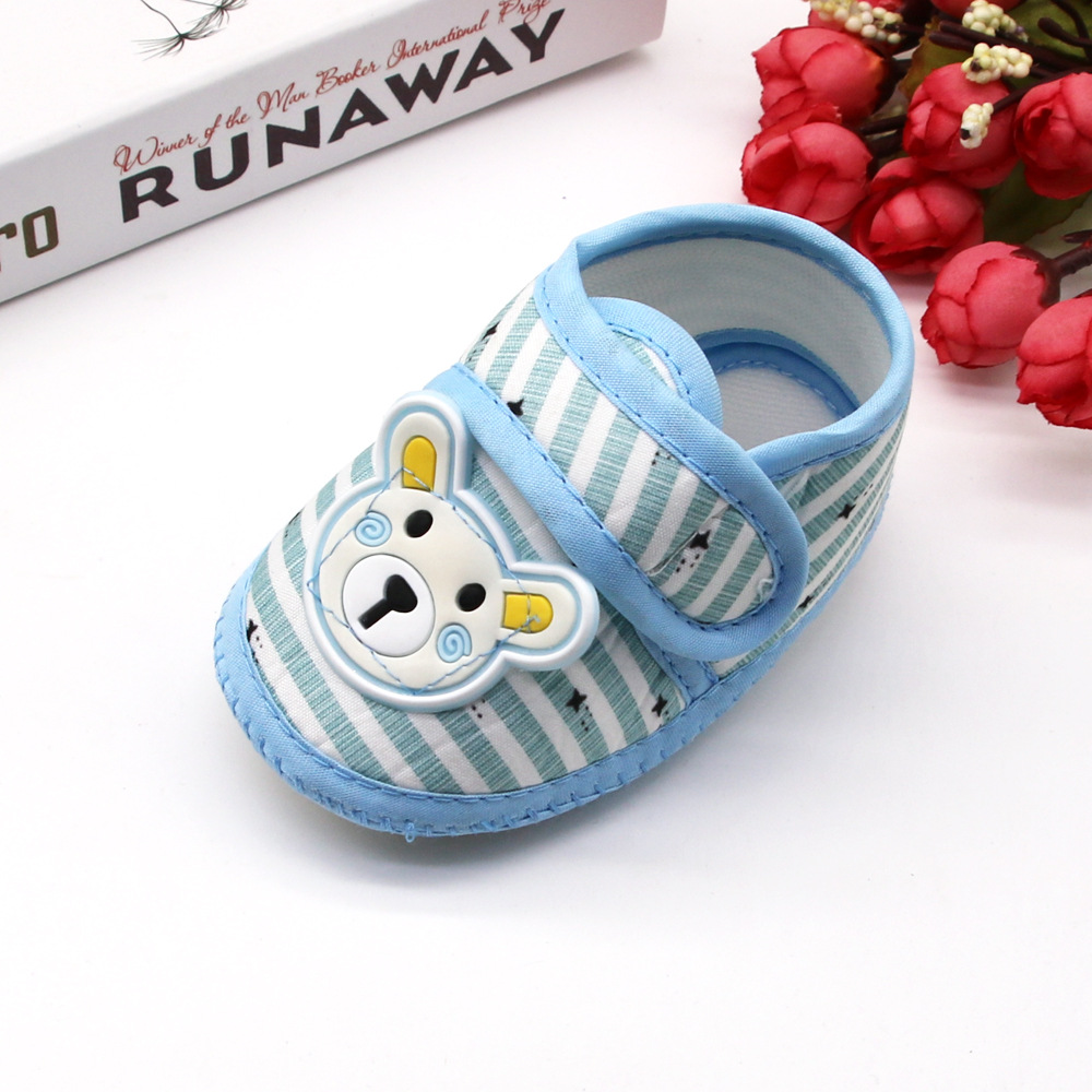 Cute Bear Baby Shoes Cartoon Newborn boy Baby Shoes Soft Soled Baby First Walking Shoes Classic Toddler Shoes