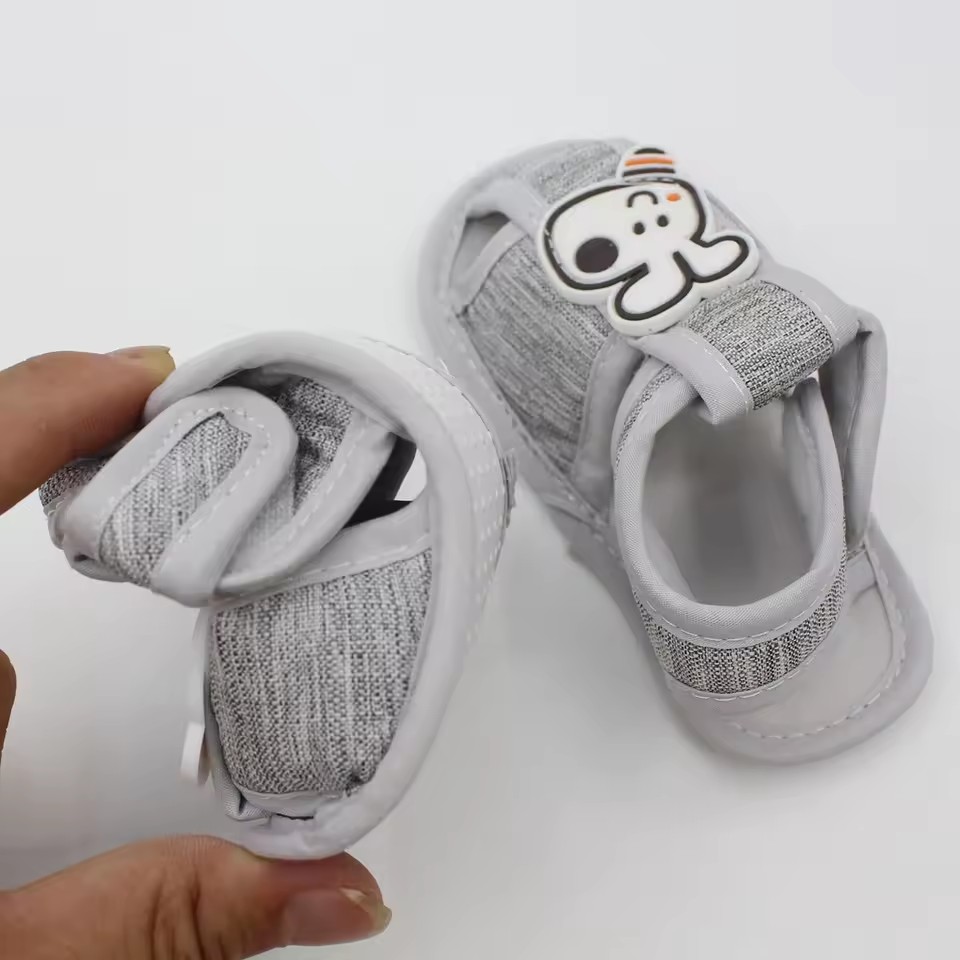 Cartoon Cute Print Baby Sandals Summer Soft Sole Breathable Anti-Slip First Walker Shoes Infant Kids Comfortable Footwear