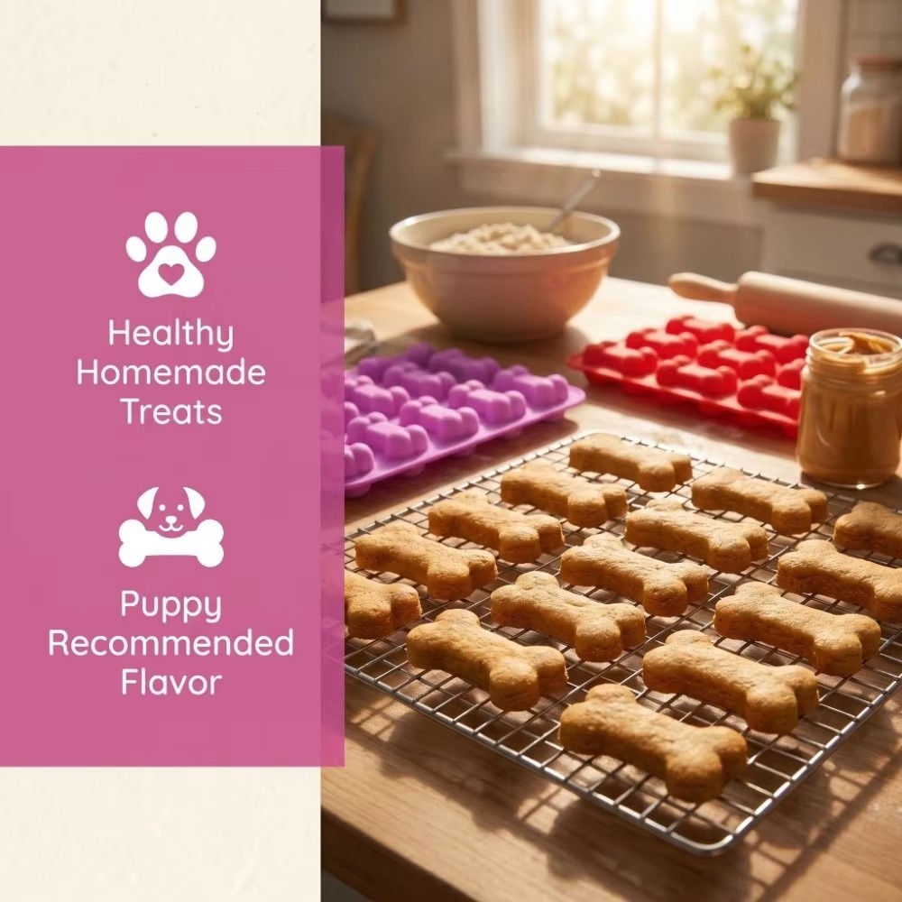 1Pc Silicone 18 Continuous Dog Bone Mold Baking DIY Cake Flip Sugar Biscuit Chocolate Ice Grid Mold Fire Paint Wax Mold