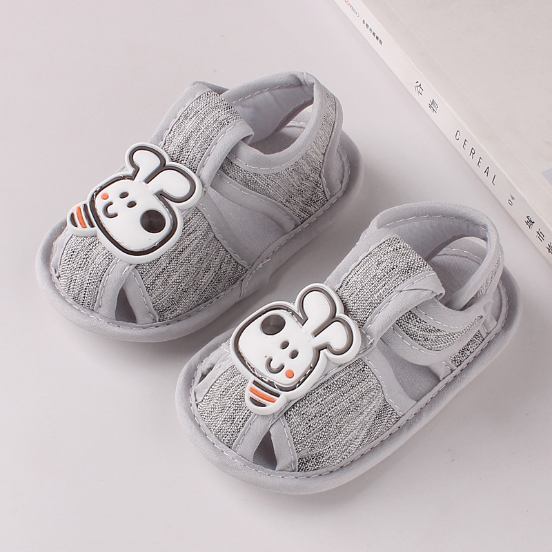 Cartoon Cute Print Baby Sandals Summer Soft Sole Breathable Anti-Slip First Walker Shoes Infant Kids Comfortable Footwear