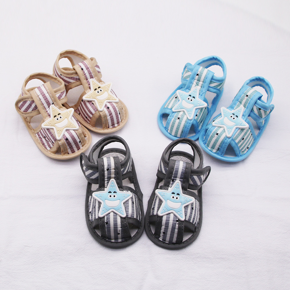 Summer Sandals for Newborn Babies Aged 0-1, Soft Soled Baby Shoes for Toddlers Aged 6-12 Months, Men's Shoes
