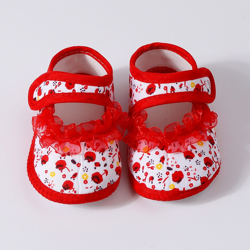 Autumn and Summer Single Shoes, Newborn Baby Shoes, anti Slip Soft Sole, 0-1 Year old Baby Walking Shoes, Daughter's Shoes