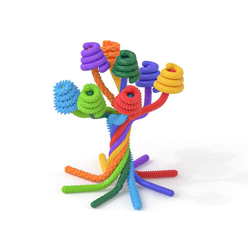 8pcs EDC Fidget Sensory Sticks Toys, Worry Balls Autism Calming Kid Adults Anxiety Relief Stress Sensory Toy, Christmas Gifts