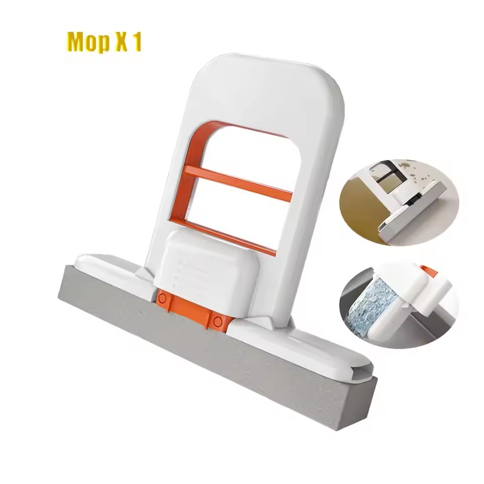Multi-Functional Mini Mop | Retractable Wet/Dry Mop for Kitchen, Bathroom, Car | Durable Plastic | Compact & Home Cleaning Tool​