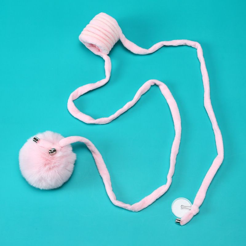 Cat Spring Toys, Self-Play Hanging Stretchable Cat Spring，Cat Toys for Indoor Cats Kitten Chasing and Playing