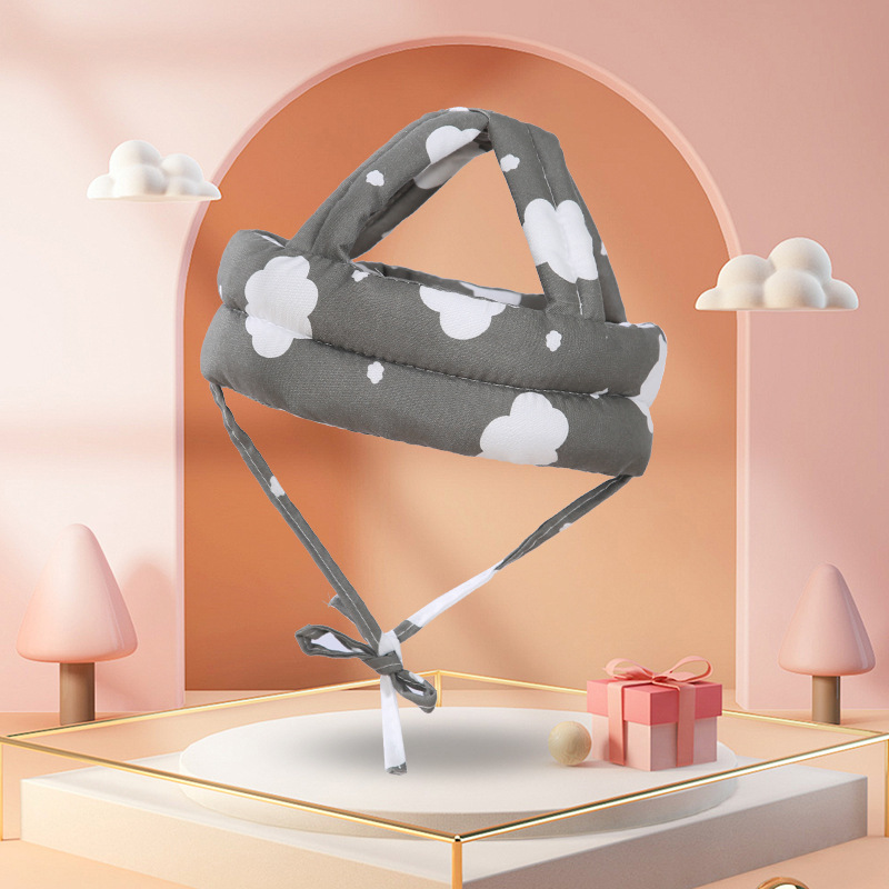 Comfortable Adjustable Baby Protection Hat Breathable Safety Anti-collision Hat Soft Cartoon Head Protection Headgear Toddler