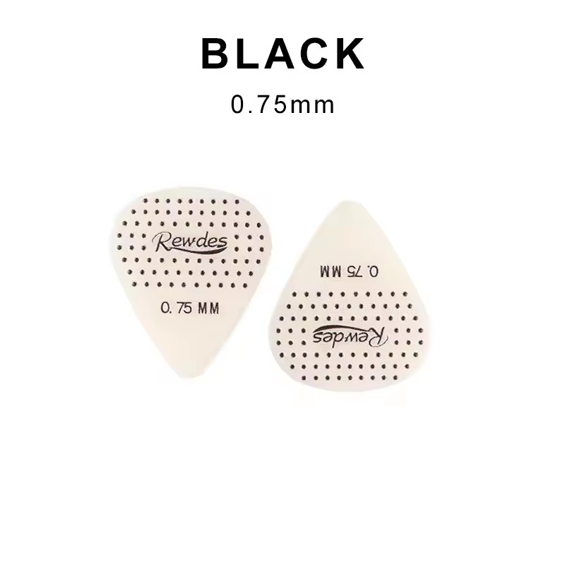 3Pcs Luminous Non-slip Guitar Picks 0.75mm Thick Dotted Plectrums for Acoustic Electric Guitar Instrument Parts