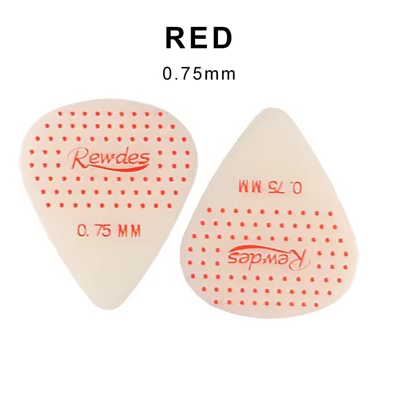 3Pcs Luminous Non-slip Guitar Picks 0.75mm Thick Dotted Plectrums for Acoustic Electric Guitar Instrument Parts