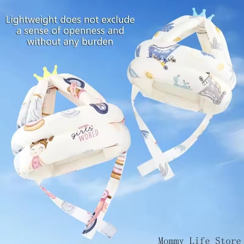 Infant Safety Helmet Comfortable Lightweight Adjustable Baby Helmet Upgrades for Toddlers 6 to 24 Months Head