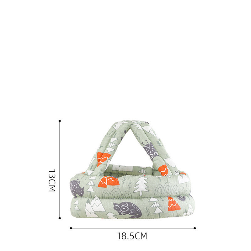 Comfortable Adjustable Baby Protection Hat Breathable Safety Anti-collision Hat Soft Cartoon Head Protection Headgear Toddler