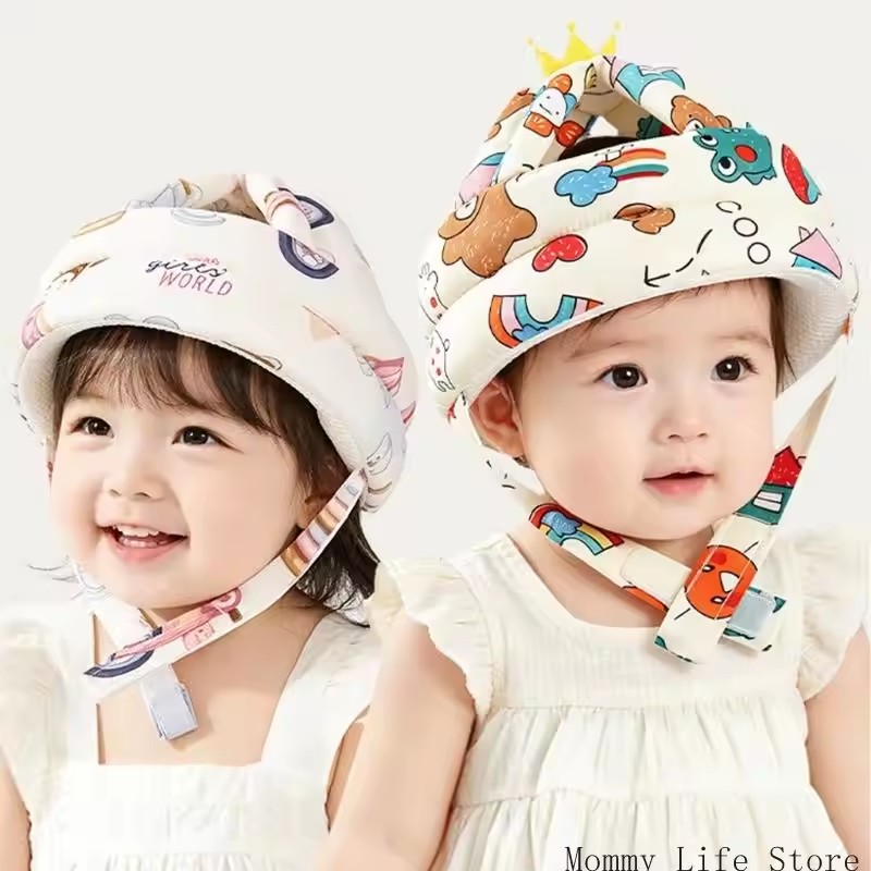 Infant Safety Helmet Comfortable Lightweight Adjustable Baby Helmet Upgrades for Toddlers 6 to 24 Months Head