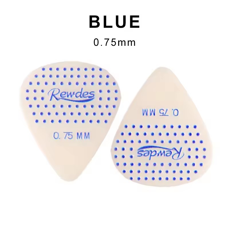 3Pcs Luminous Non-slip Guitar Picks 0.75mm Thick Dotted Plectrums for Acoustic Electric Guitar Instrument Parts