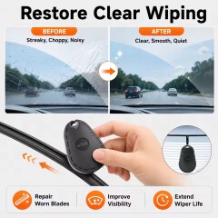 2Pcs Car Wiper Service Tool Automotive Wiper Repair Rubber Strip Grinder Wiper Blade Rubber Strip Repair Auto Wiper Cutter Cleaning