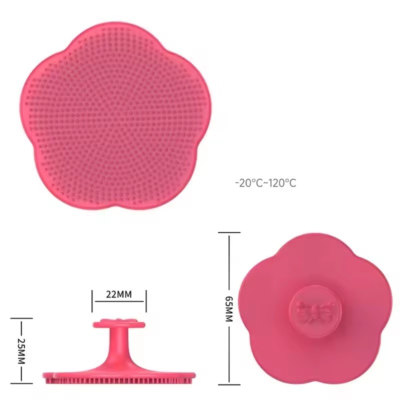 2Pcs Baby Care Accessories Fetal Head Infant Bathing Soft Fat Comb Comb Newborn Hair Cleaning Supplies Infant Comb Head Massager