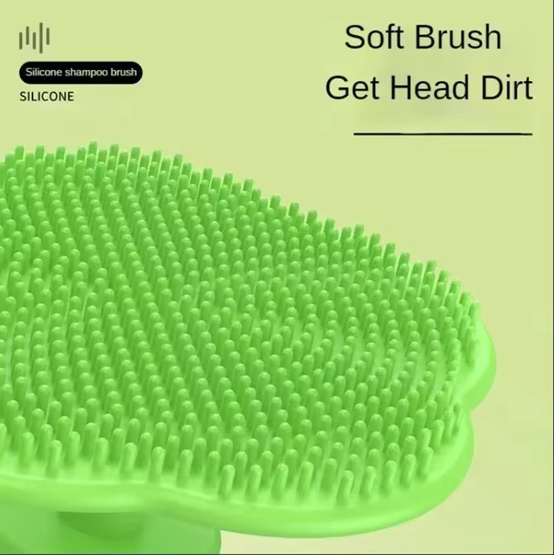 2Pcs Baby Care Accessories Fetal Head Infant Bathing Soft Fat Comb Comb Newborn Hair Cleaning Supplies Infant Comb Head Massager