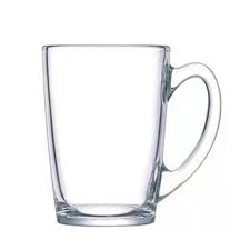 6-Piece 310ml Clear Glass Coffee Mug Set – Elegant Tea & Hot Drinks Cups