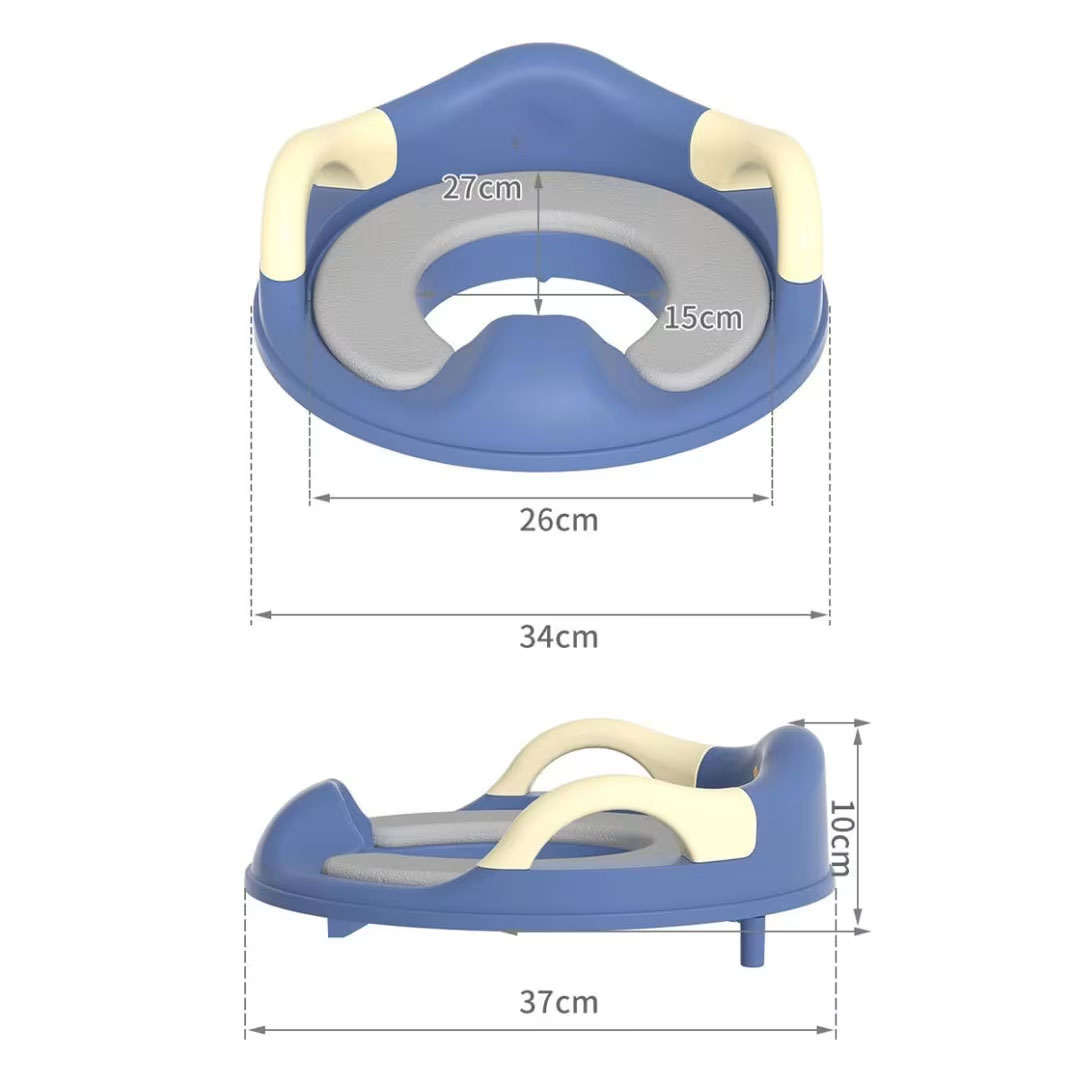 Kids Potty Training Seat with Handles – Non-Slip Toilet Trainer for Toddlers