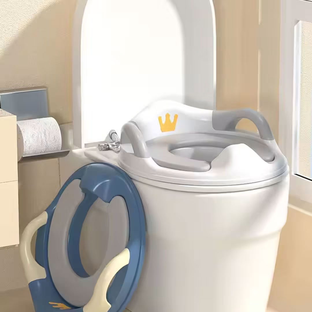 Kids Potty Training Seat with Handles – Non-Slip Toilet Trainer for Toddlers