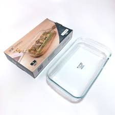 1.6L Heat-Resistant Rectangular Glass Baking Dish – Oven Safe Casserole & Roasting Tray
