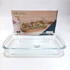 1.6L Heat-Resistant Rectangular Glass Baking Dish – Oven Safe Casserole & Roasting Tray