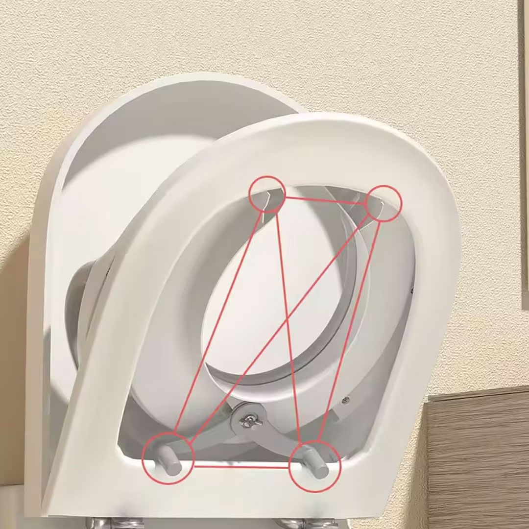 Kids Potty Training Seat with Handles – Non-Slip Toilet Trainer for Toddlers