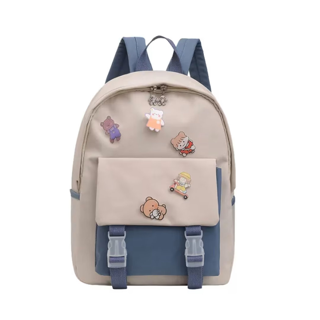 Kids Lightweight School Backpack 29x13x39cm – Waterproof School Bag with Padded Shoulder Straps, Front Pocket & Spacious Book Bag for Boys and Girls