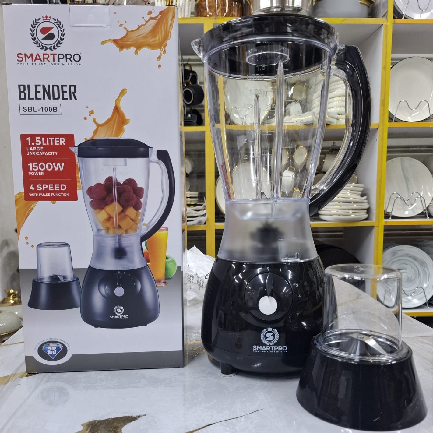 👌🔥Smartpro  2in 1 Blender 1.5L, portable blender, modern blender, MULTIPURPOSE blender.