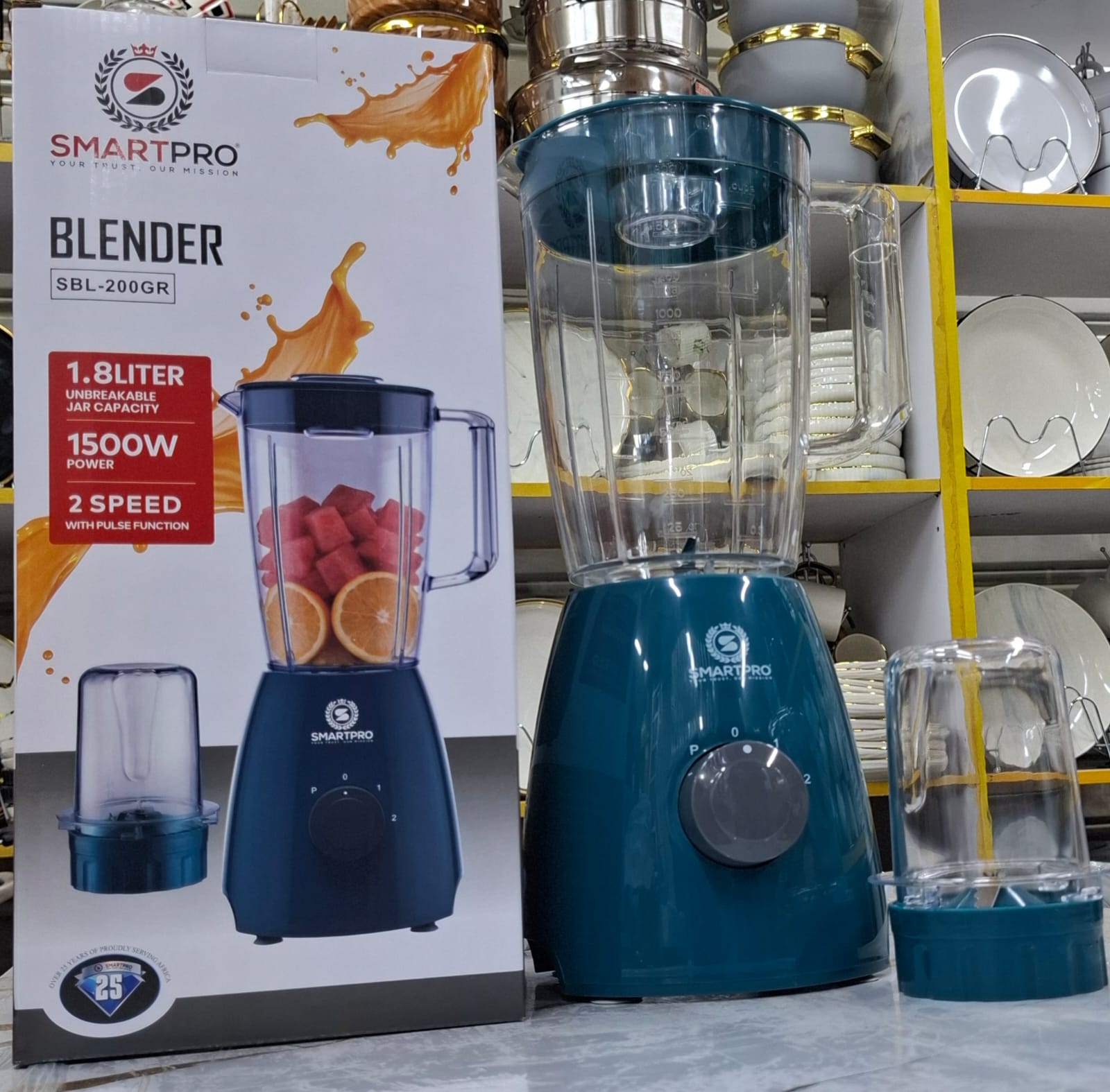 👌🔥Smartpro  2in 1 Blender 1.5L, portable blender, modern blender, MULTIPURPOSE blender.