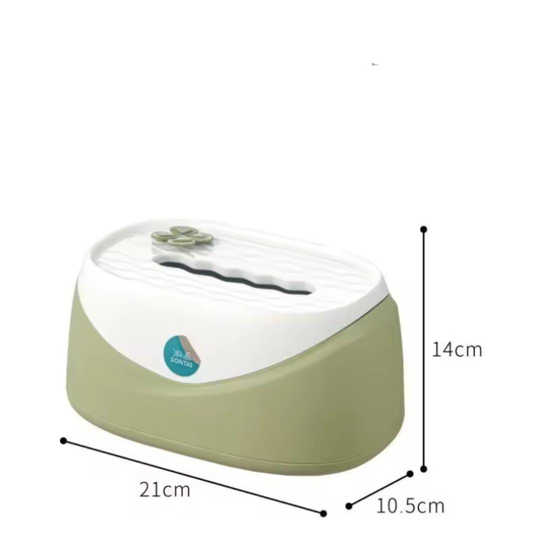 Plastic Serviette Holder Napkin Organizer Tabletop Tissue Dispenser for Dining Table Kitchen Restaurant Office Home Decor Pink Green