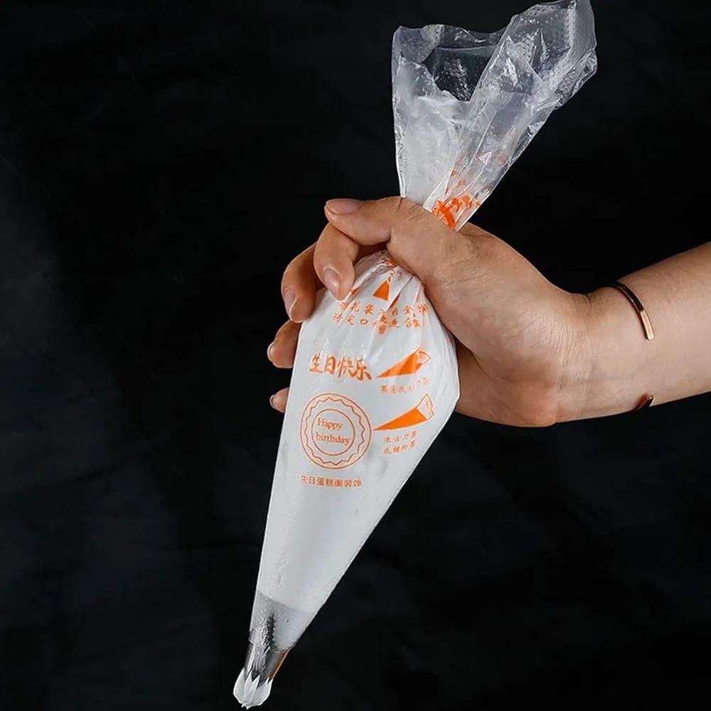 Large Disposable Piping Bags Icing Frosting Pastry Decorating Bags Cake Cupcake Decorating Baking Tool Make cake and pastry decorating convenient with these large disposable piping bags