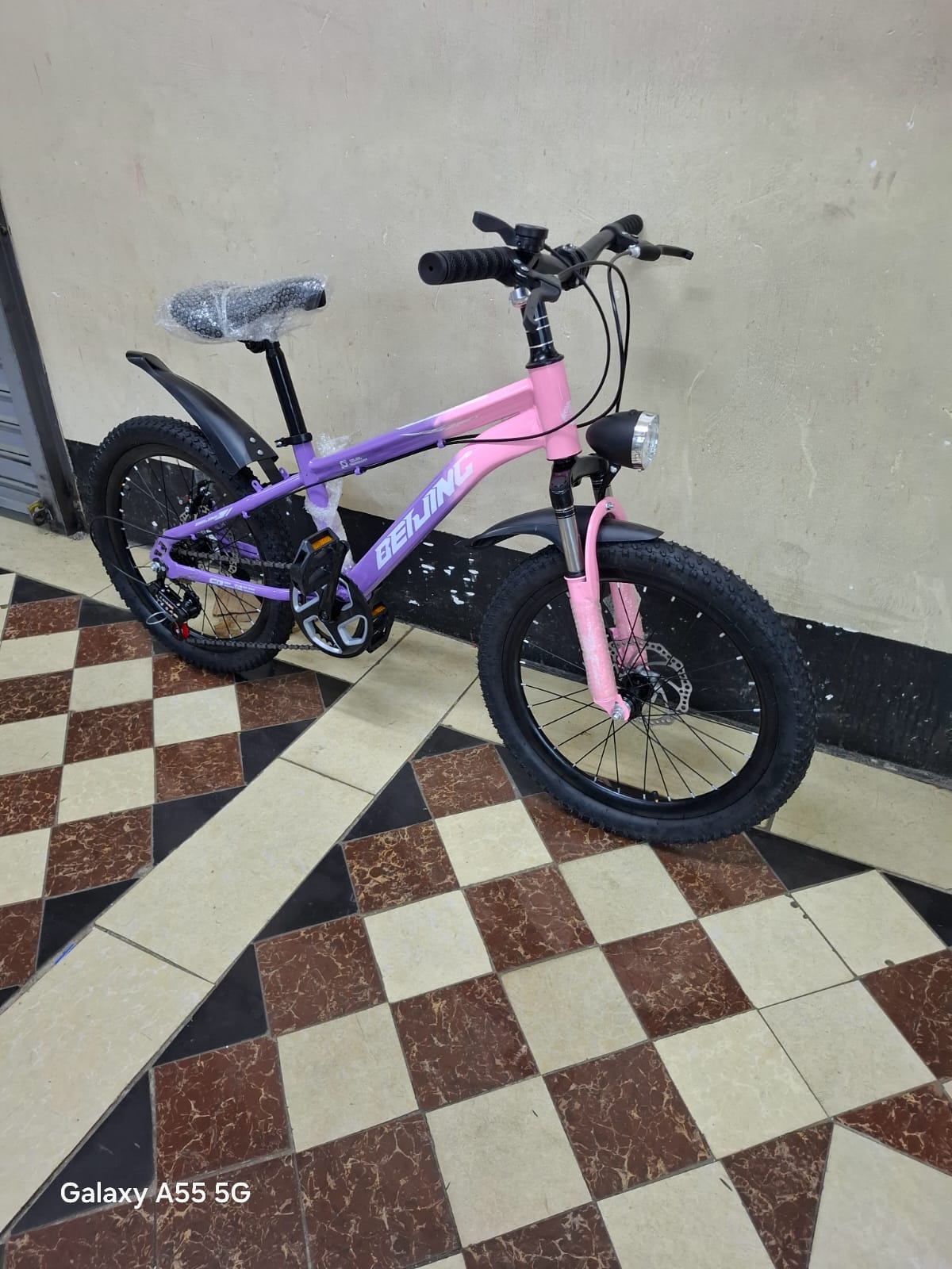 20 Inch Kids Bike Bicycle for Children Ages 8 to 17 Years with Gears Disc Brakes Strong Frame Comfortable Seat Outdoor Cycling Mountain Style Boys Girls