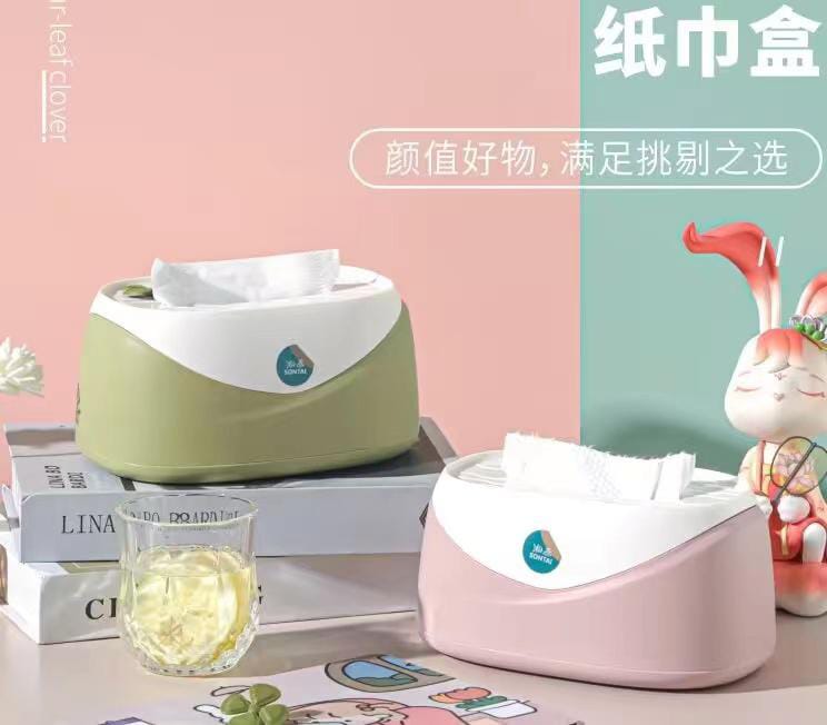 Plastic Serviette Holder Napkin Organizer Tabletop Tissue Dispenser for Dining Table Kitchen Restaurant Office Home Decor Pink Green