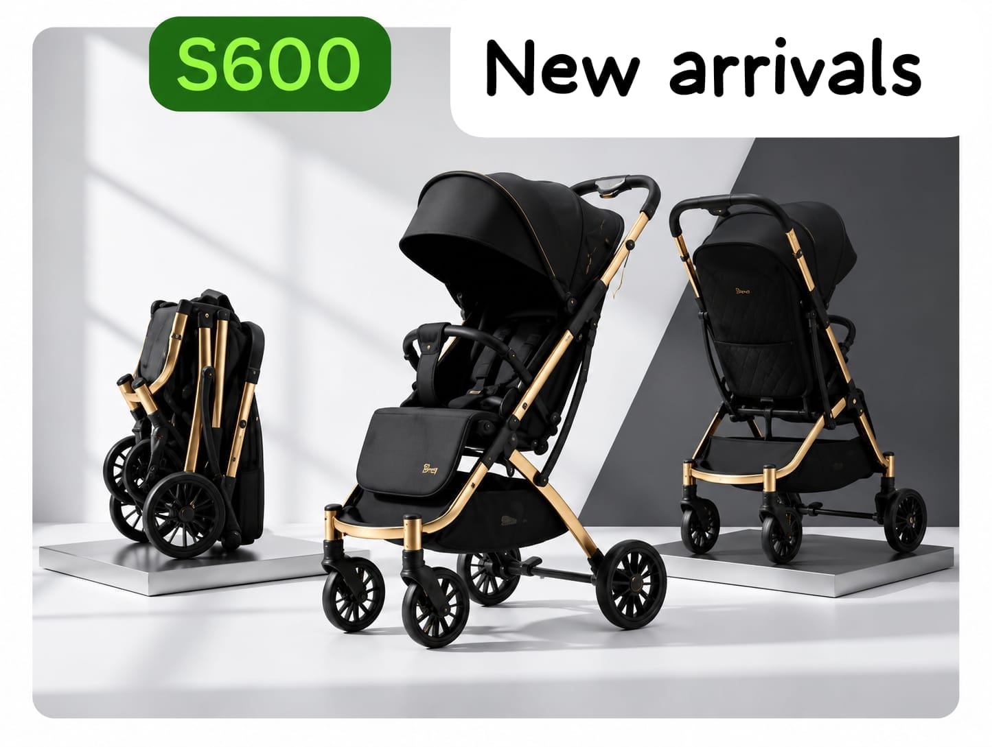 Lightweight Cabin Stroller Baby Pushchair Foldable Compact Travel Pram 25kg Load Capacity Portable Infant Toddler Stroller Easy Carry Storage Outdoor Travel Everyday Family Use