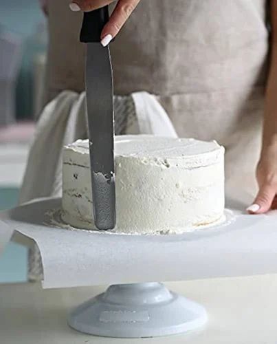 Plastic Handle Palette Knife Straight Angled Icing Spatula Cake Decorating Frosting Spreading Tool 8 10 12 Inch