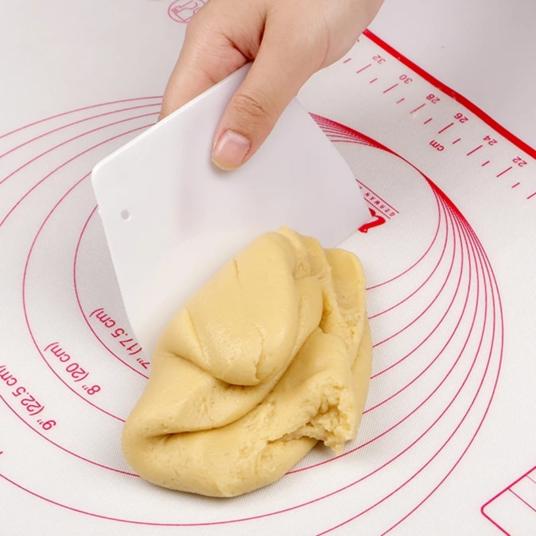 19cm Cake Scraper Cake Smoothing Tool Icing Frosting Spatula Baking Decorating Tool Fondant Buttercream Cake Decorating Accessory