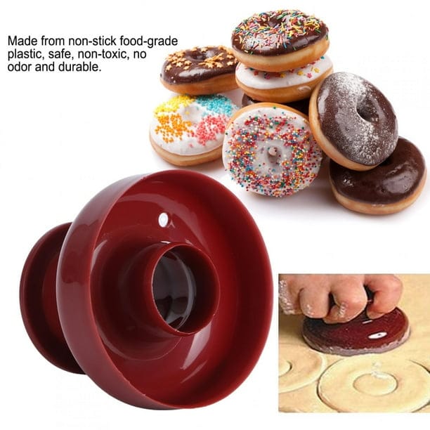 Doughnut Cutter Doughnut Maker Pastry Cutter Ring Shaped Baking Tool for Homemade Donuts Pastries Cookies Kitchen Baking Supplies