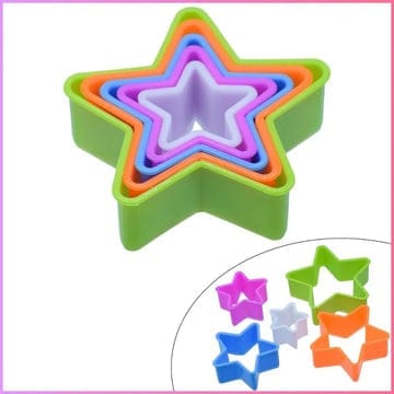 Star Shape Cookie Cutter Baking Pastry Fondant Decorating Tool for Homemade Cookies Cakes Cupcakes Biscuits Party Treats and Creative Baking Decoration