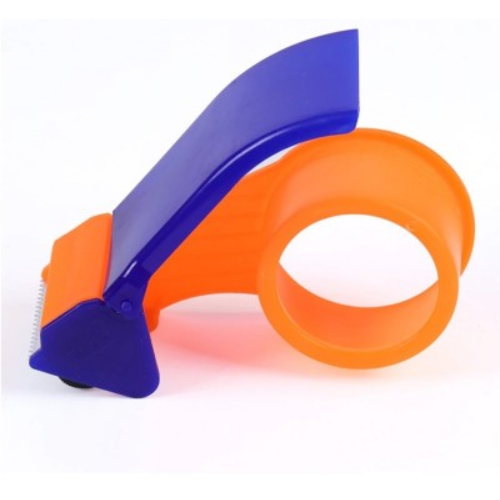 2-Inch Heavy-Duty Packing Tape Dispenser with Cutter – Manual Packaging Tape Gun for Cartons, Boxes & Parcels at home, school, offices and factories..