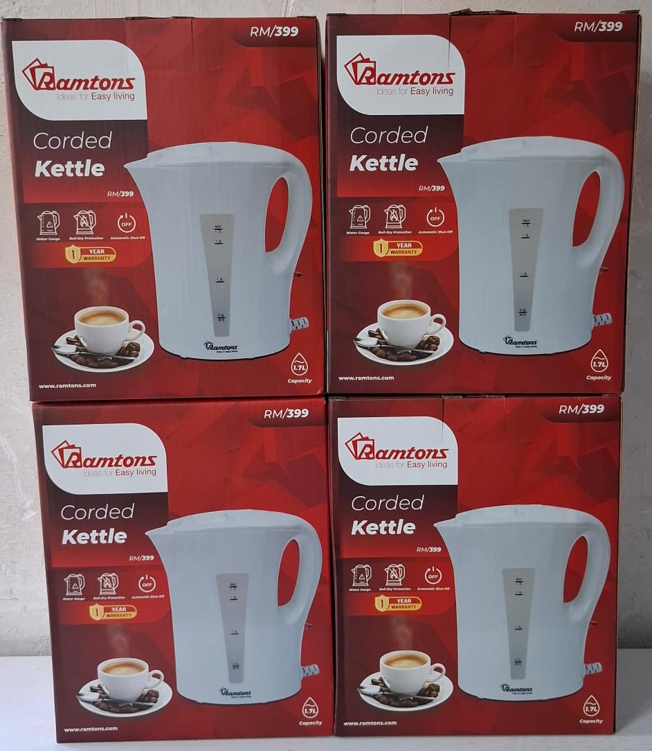 # Ramtons Kettle RM/399
 **Ramtons RM/399 Electric Kettle** is a practical and reliable kitchen appliance designed to boil water quickly for tea, coffee, instant meals, and other hot beverages.