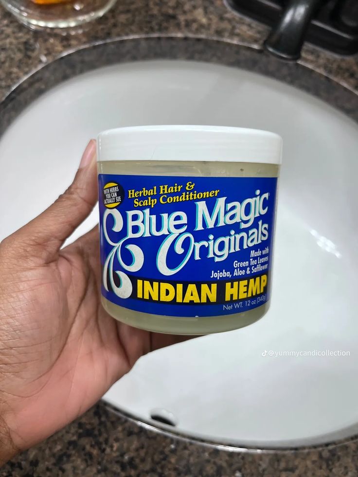 Blue Magic Originals Indian Hemp, Herbal Hair and scalp Conditioner