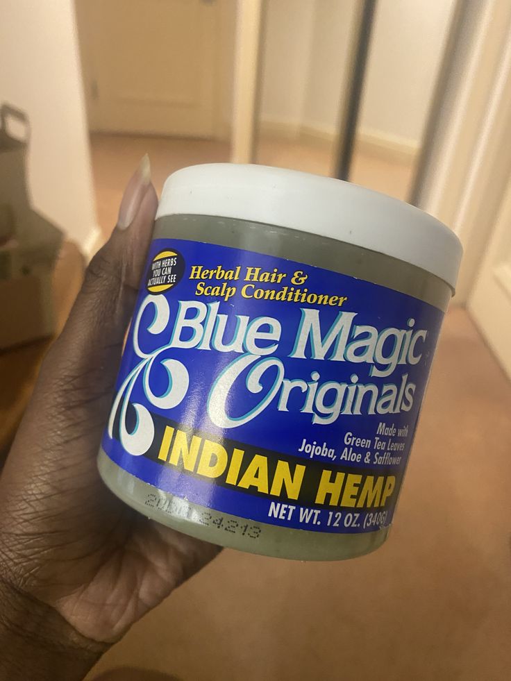 Blue Magic Originals Indian Hemp, Herbal Hair and scalp Conditioner