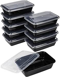 50Pcs Disposable and Reusable Plastic  Food or Snacks Packaging Boxes