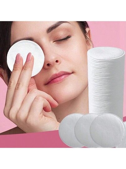 100 Pcs Round Cotton Pads