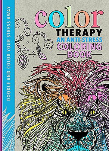 Adult Coloring Book with coloring Pencils