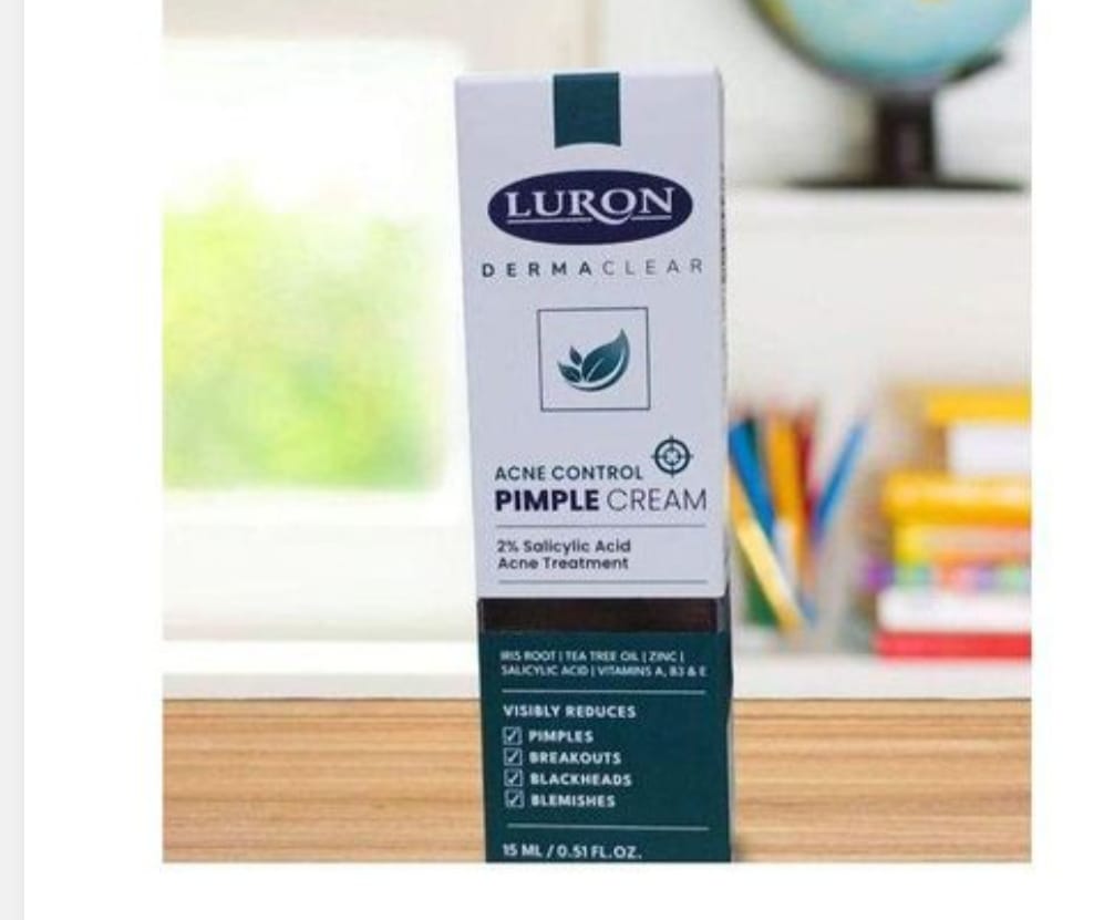 Luron Acne Control pimple Cream and Luron Acne Control Spot Fix Gel.