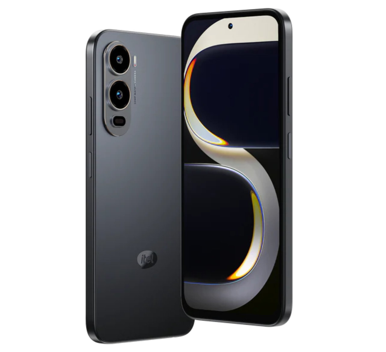 Itel City 200 4G, 128GB 4GB RAM, Camera 50MP, Battery 5200mAh, Color Bass Black, Smartphone