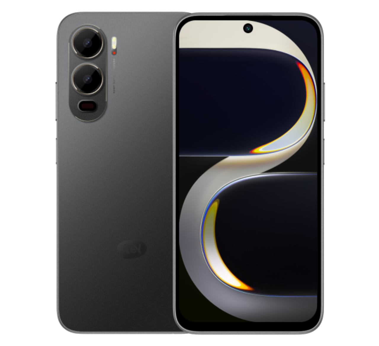 Itel City 200 4G, 128GB 4GB RAM, Camera 50MP, Battery 5200mAh, Color Bass Black, Smartphone
