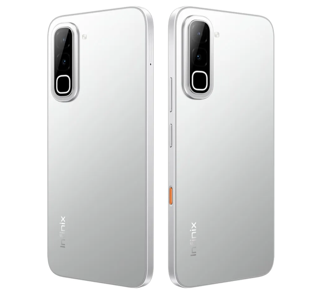 Infinix Hot 70 4G, 128GB 4GB RAM, Camera 50MP, Battery 6000mAh, Color Silver, Smartphone
