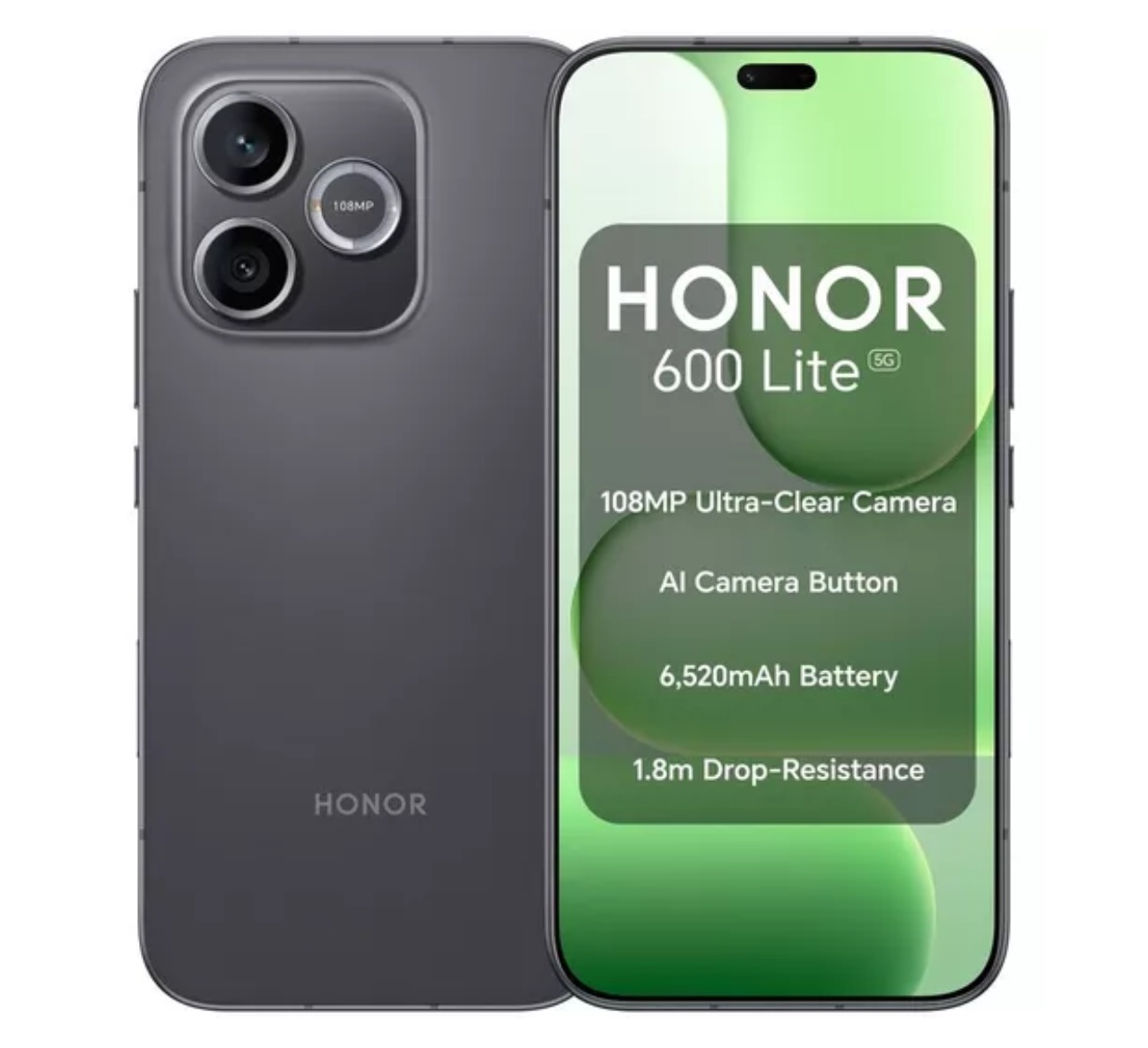 Honor 600 Lite 5G, 256GB 8GB RAM, Camera 108MP, Battery 6520 mAh, Smartphone